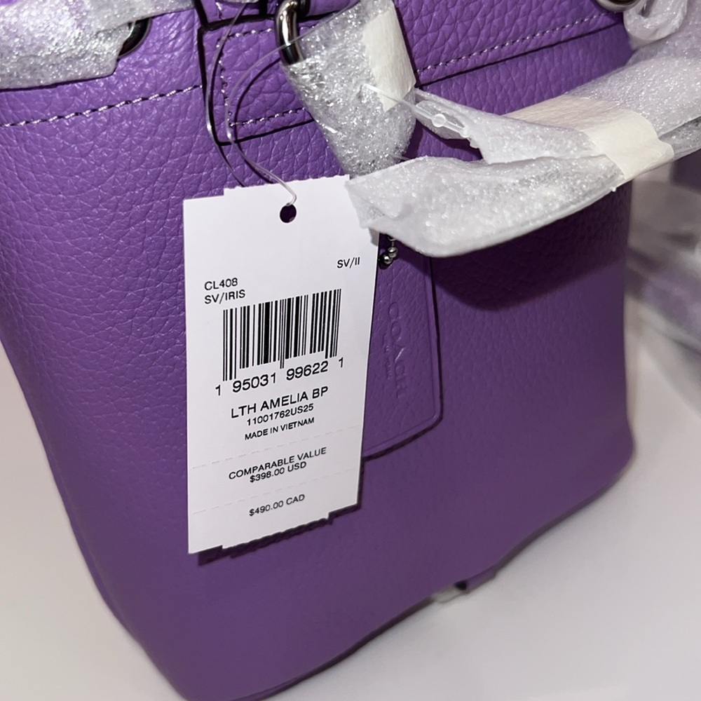 πNWT COACH AMELIA CONVERTIBLE BACKPACK - Picture 15 of 15